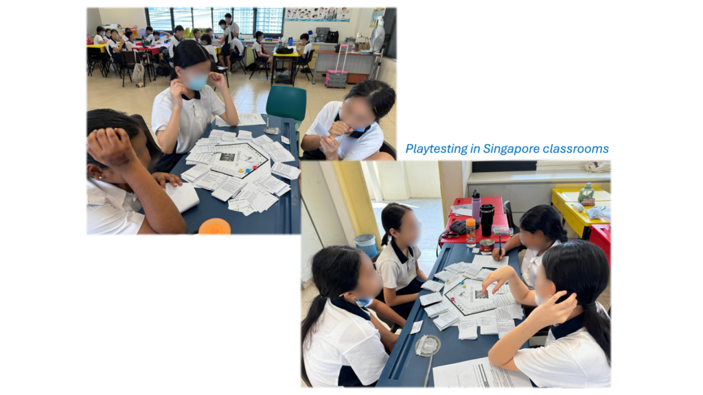 Playtesting in Singapore Classrooms